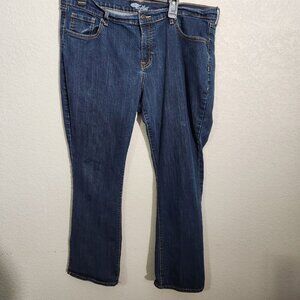 Old Navy The Flirt Womens Blue Bootcut Jeans Size 18 Regular